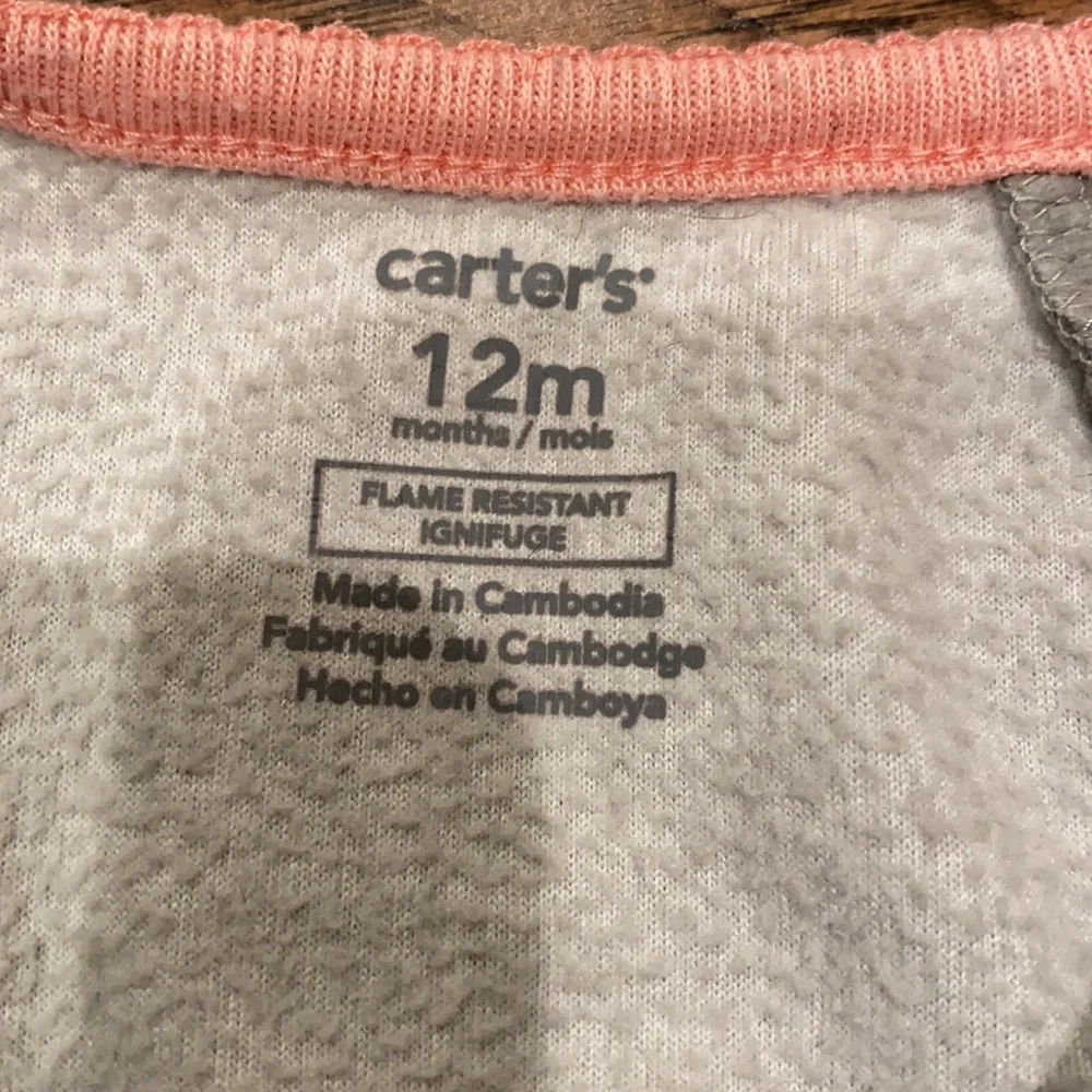 Carter’s Fleece Footie Pajamas